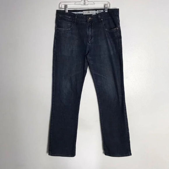 Five Four Mens Relaxed Blue Jeans Straight Leg - Picture 1 of 6